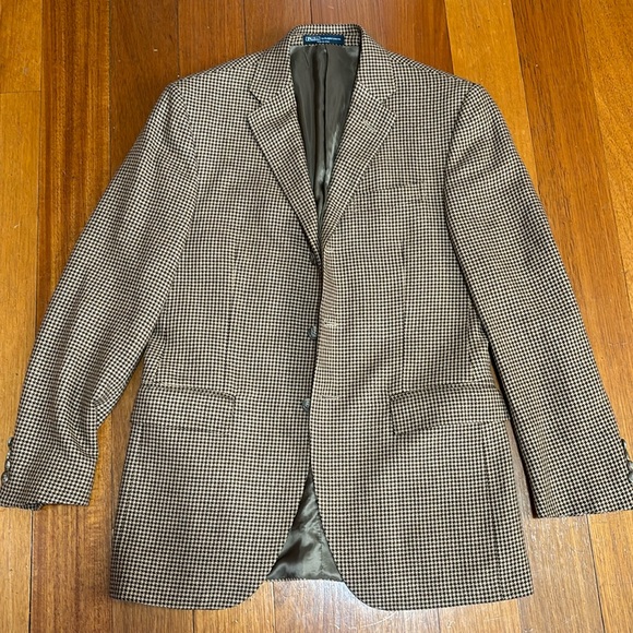 Polo by Ralph Lauren men’s houndstooth print sports coat